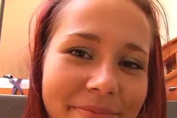 Blowjob in the kitchen