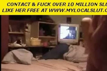 Fucked under the noise of the TV