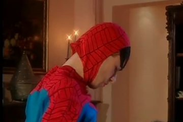 Deep sucking for a superhero