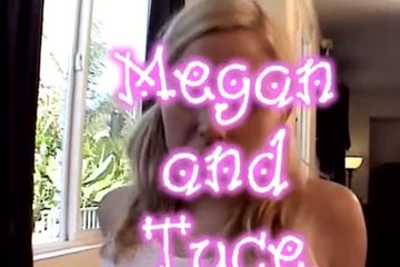 A man does cunnilingus to a girl on the table