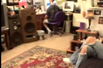 Girls having fun on camera