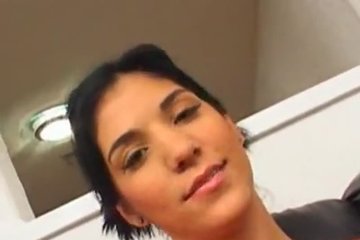 Two sexy brunettes love cum