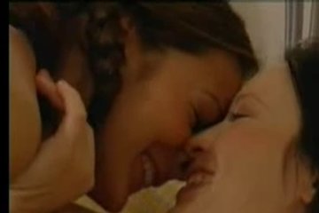 Girls naughty together on the crib