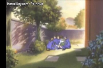 The handsome man became ill, and the girls treated him to a suction