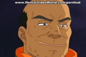 Lesbians have fun with a pumped-up man from a cartoon