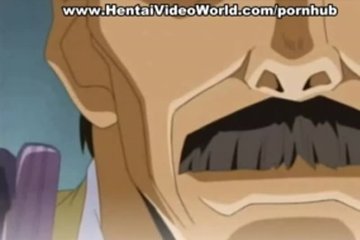 Hentai couple fucks beautifully on a soft sofa at home