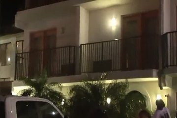 Showed big tits at a party