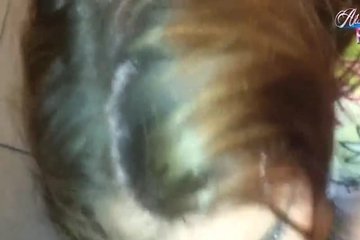 A naughty girl was planted on a dick by a boyfriend