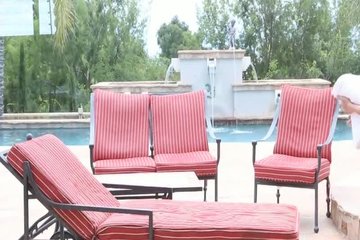 Girls give themselves to a young guy on a white sofa