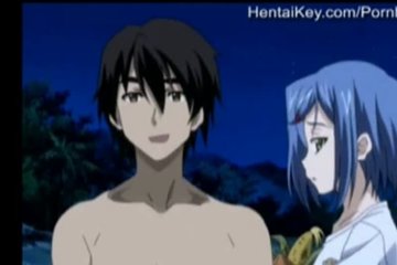 Hentai blonde fucks passionately with her lover