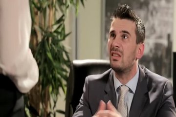 The girl in the office shows her potential to the boss