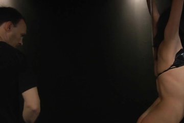 Smoothly accustoms the lady to submission