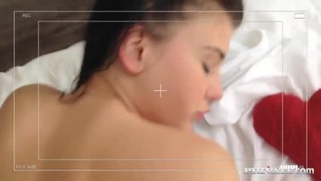 A guy enjoys sex with a sexy brunette