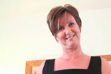Horny mature babes showing off huge boobs and juicy pussy
