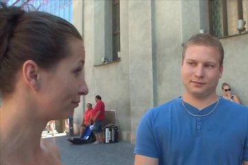 Two guys fuck girls on the street for money
