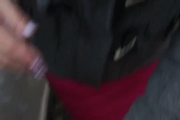 Greedy brunette picked up and fucked for money