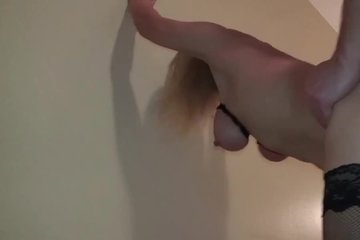 I put my wife in black stockings with cancer and fucked