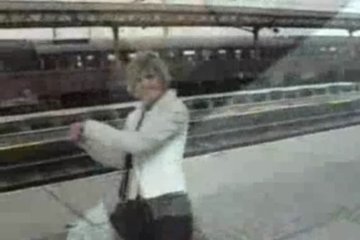 Blowjob on the train