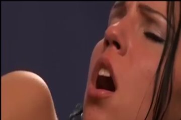 Deep dive into a busty babe