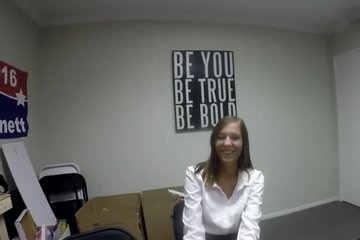A successful interview always ends with fucking with a future employee