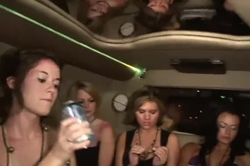 Teen girls showing off their boobs in Lamborghini