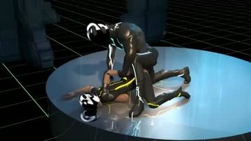 Fantasy porn with blowjob and fucking in a cancer position