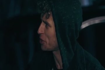 A man arranged a night group sex with brunettes in nature