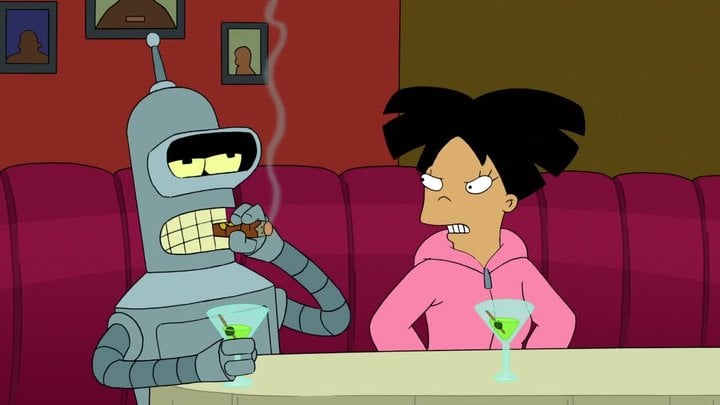 720px x 405px - Bender from Futurama fucked Amy Wong and cum in her pussy ~ 24xxx.Porn