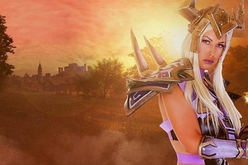 The heroine from the video game Warcraft came to life and fucks with a gamer