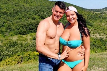 A plump chick with big breasts arranged wild sex with a stranger in his hut