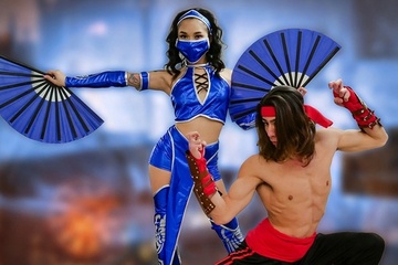 Sensual Kombat (Asian, Blowjob, Brunette, Natural TIts, Cosplay, All Sex)