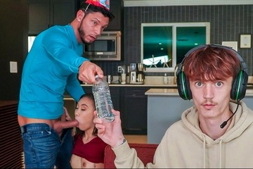 The Birthday Surprise (Asian, Teen, Blowjob, Brunette, Natural Tits, Gonzo, Hardcore)