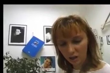 Oral caresses from a hairdresser